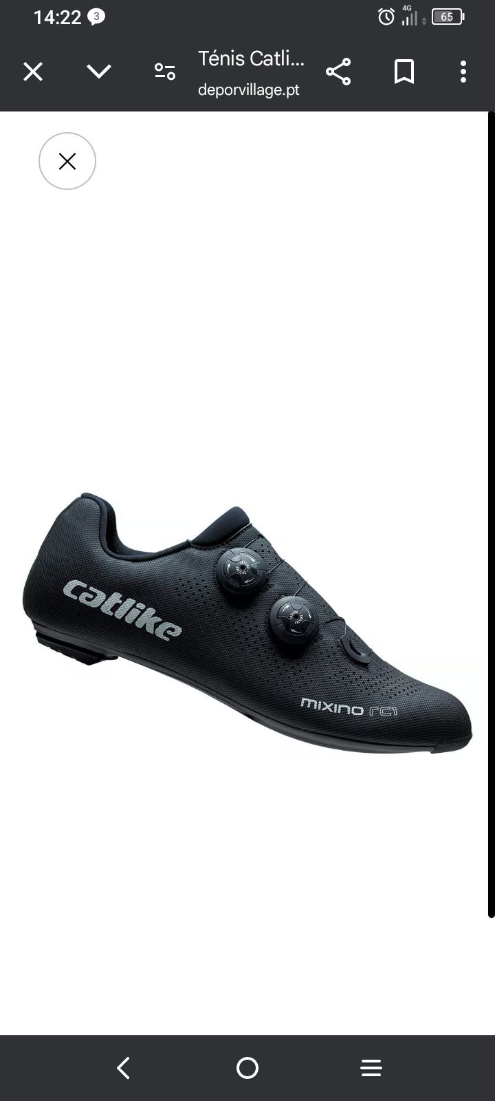 Sapatos ciclismo 43 (NOVOS)