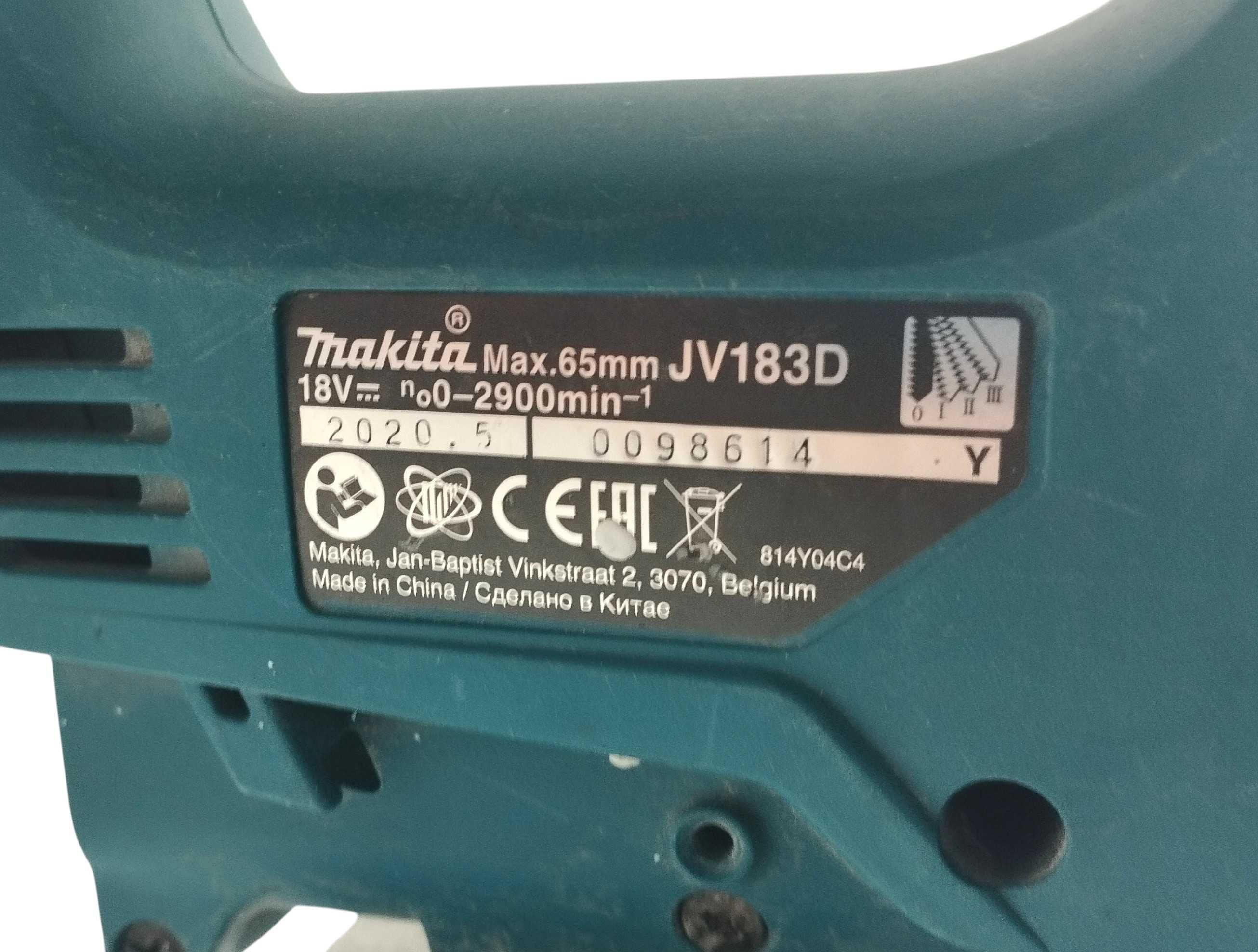 Wyrzynarka MAKITA JV183D + Akumulkator + Ładowarka