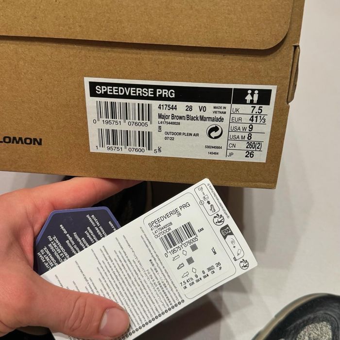 Нові кросівки Salomon Speedverse Prg X Ultra Contragrip 41 і 42 розмір