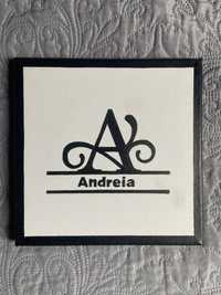 Quadro com o nome “Andreia”