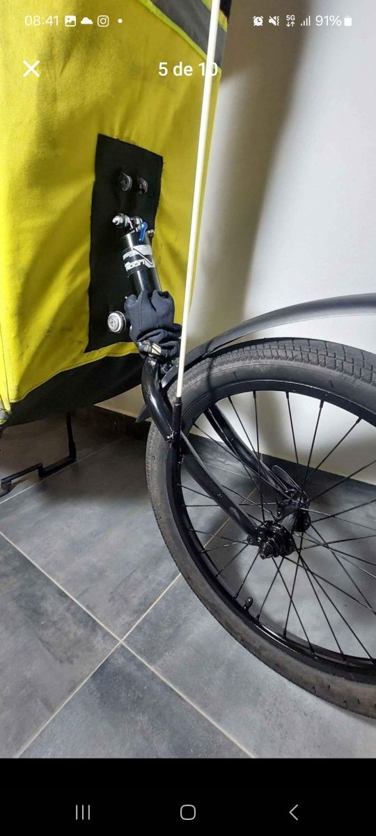 Atrelado para bicicleta para cargo ou para crianças