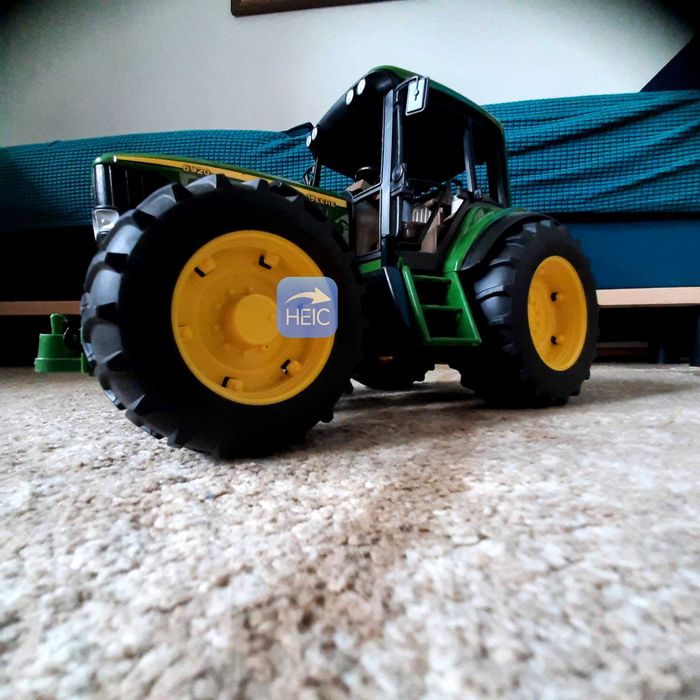 john deere bruder ciągnik uszkodzony