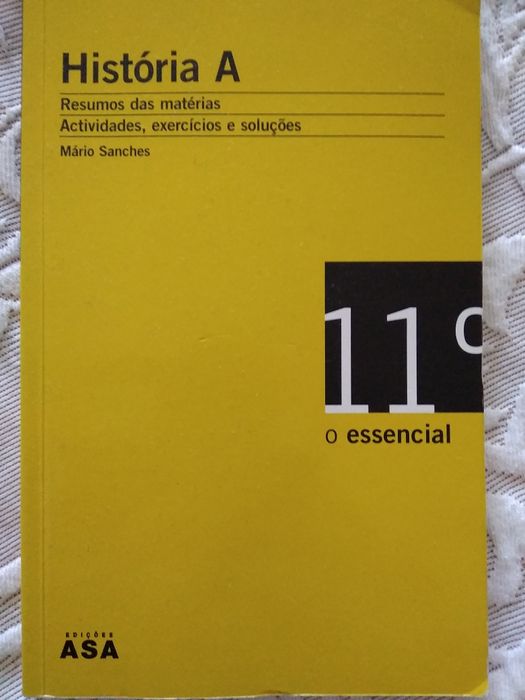 Livro de apoio de história A