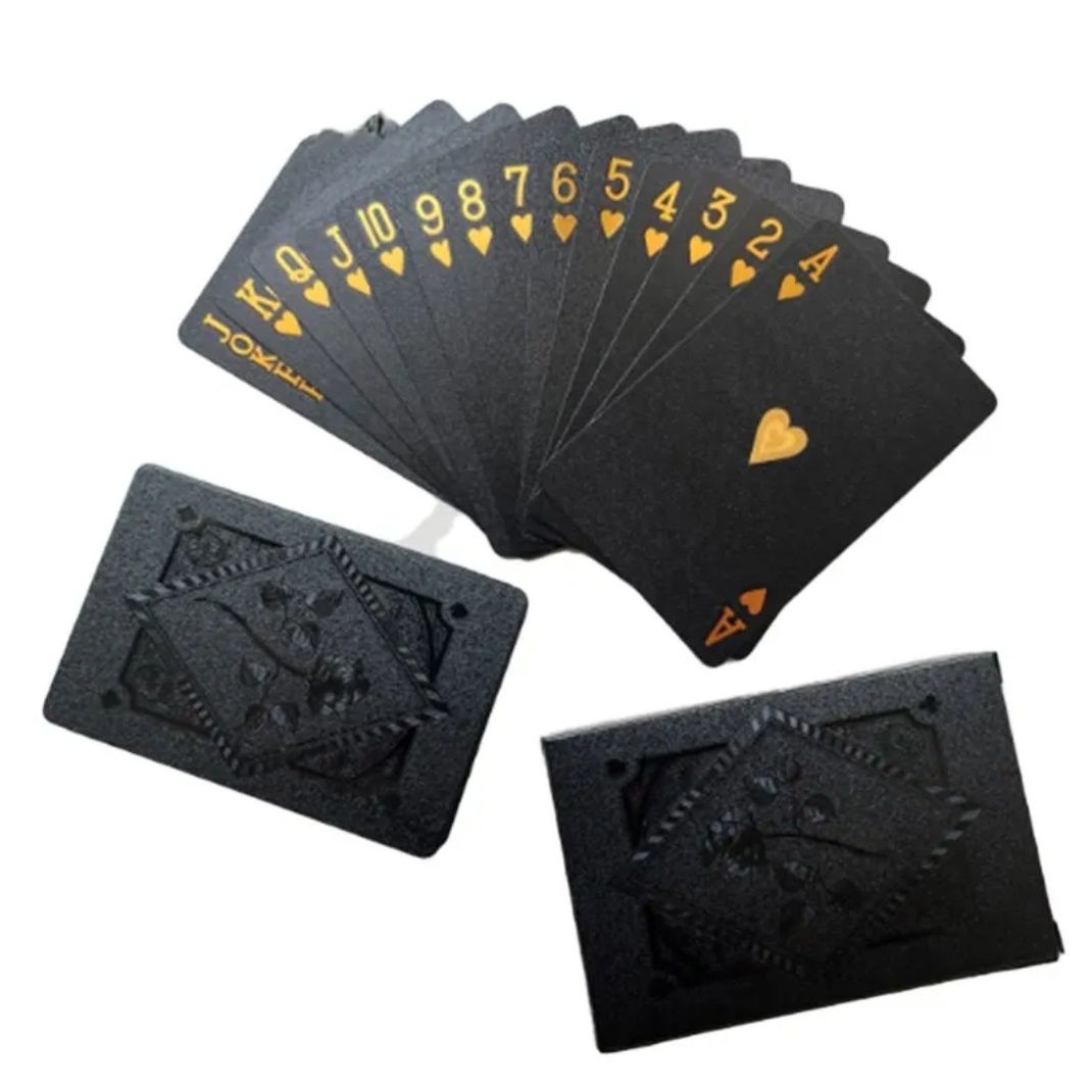 Baralho de Cartas Vintage Black Poker Deck