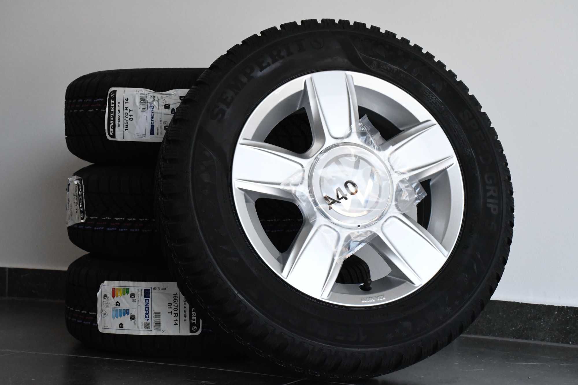 Koła Zimowe 14" Volkswagen UP! Skoda Citigo Seat Mi 4x100 Semperit 23r
