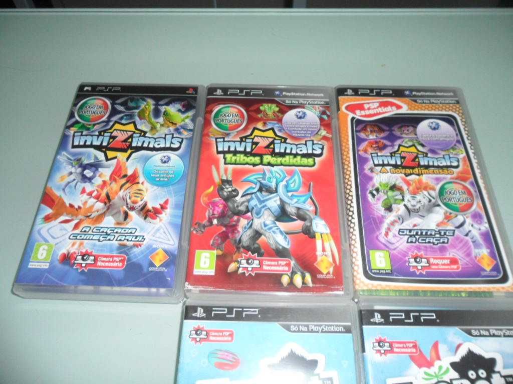 Invizimals + EyePet + Câmara PSP