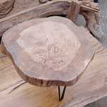 Mesa de centro em madeira Rustica