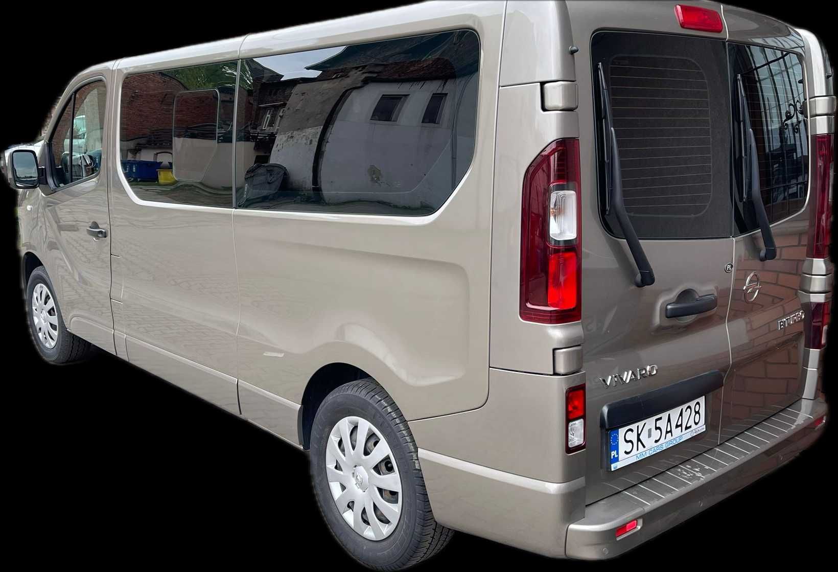 Wynajem busa - OPEL VIVARO LONG 9 os. wolne terminy