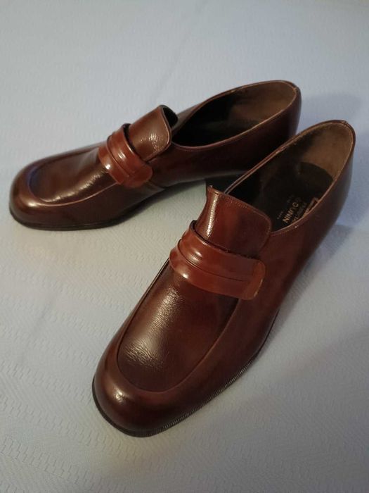 Вінтажні чоловічі туфлі лофери Elastomere