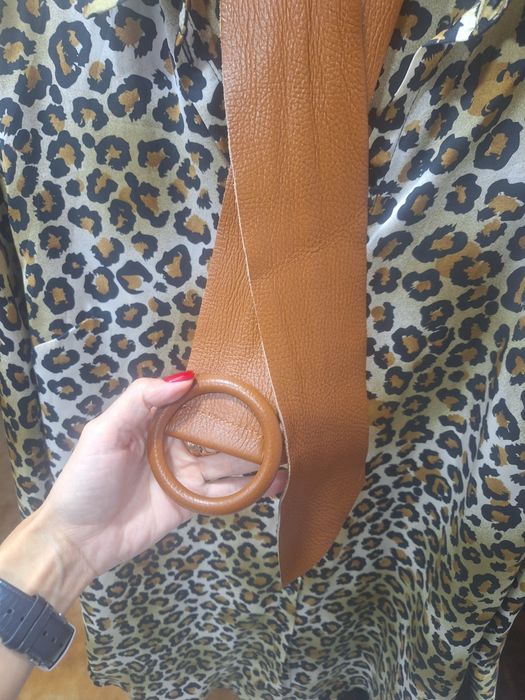 Платье шёлковое тигровое женское летнее