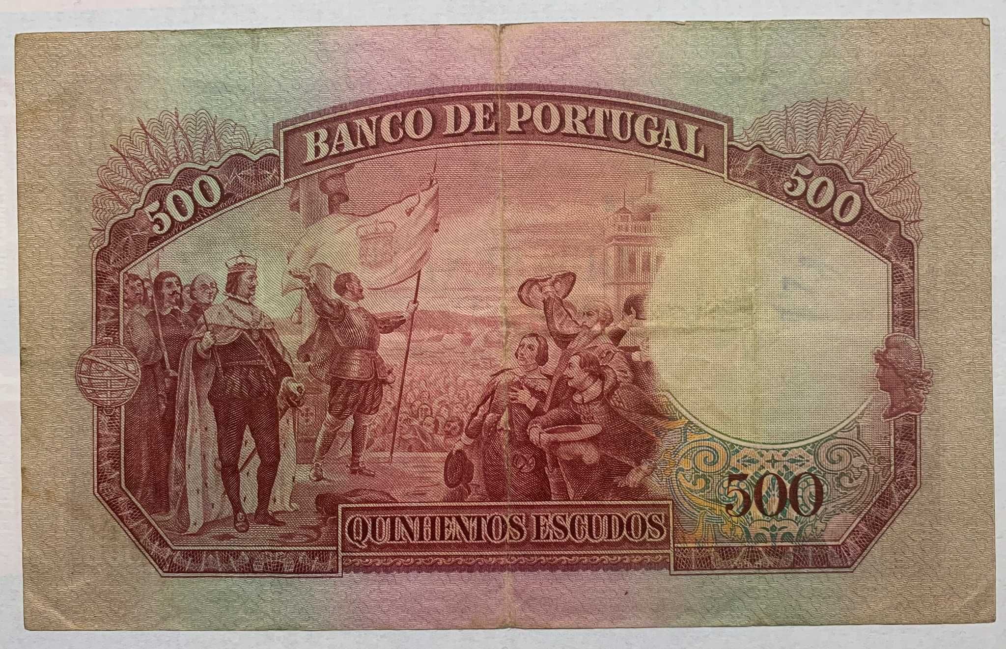 Nota Portugal - 500 Escudos 1952 - JT 02074