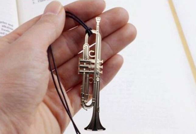 Музыкальные закладки для книг - отличный подарок. Позолота!