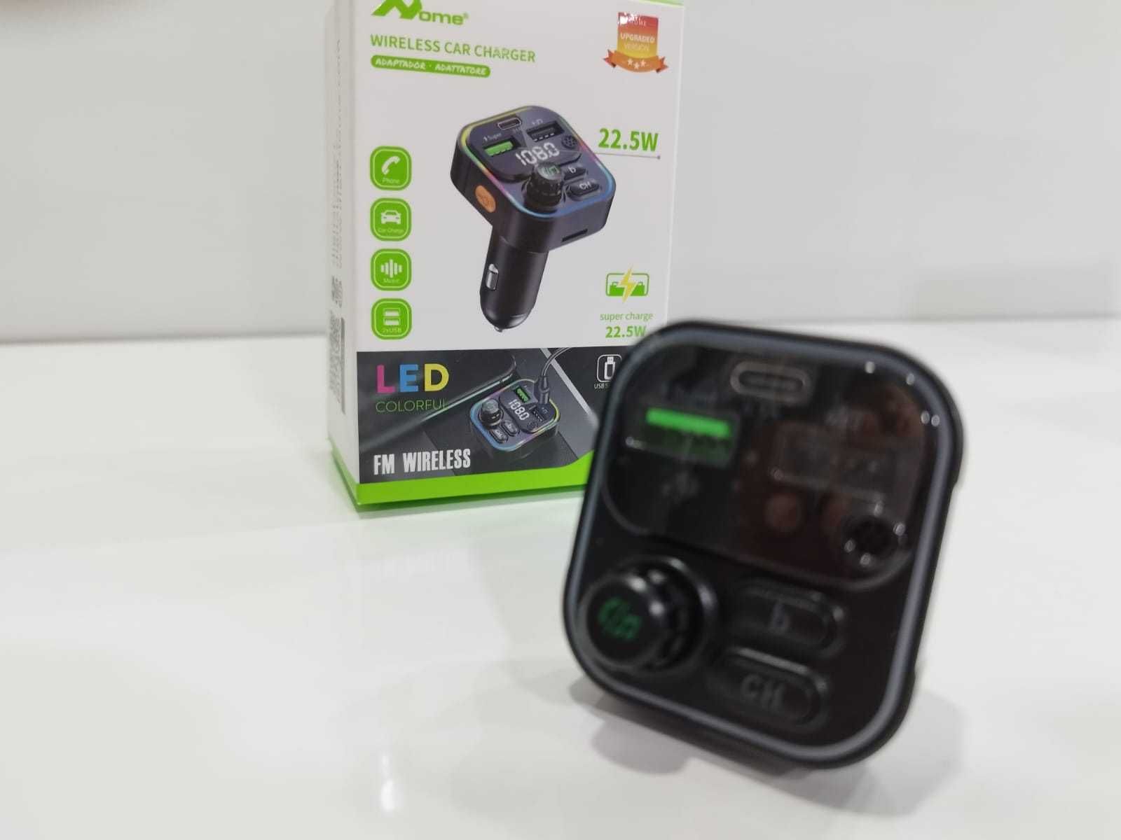 Carregador / Bluetooth isqueiro / USB 22,5w