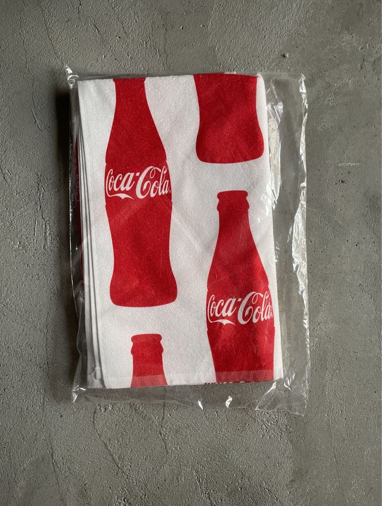 Toalha de praia Coca-Cola [Novo e selado/Envio grátis]