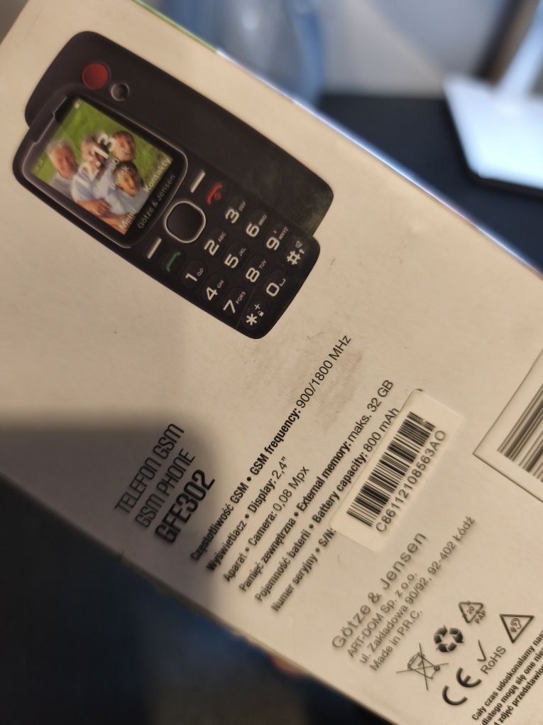 Telefon dla seniora Easephone