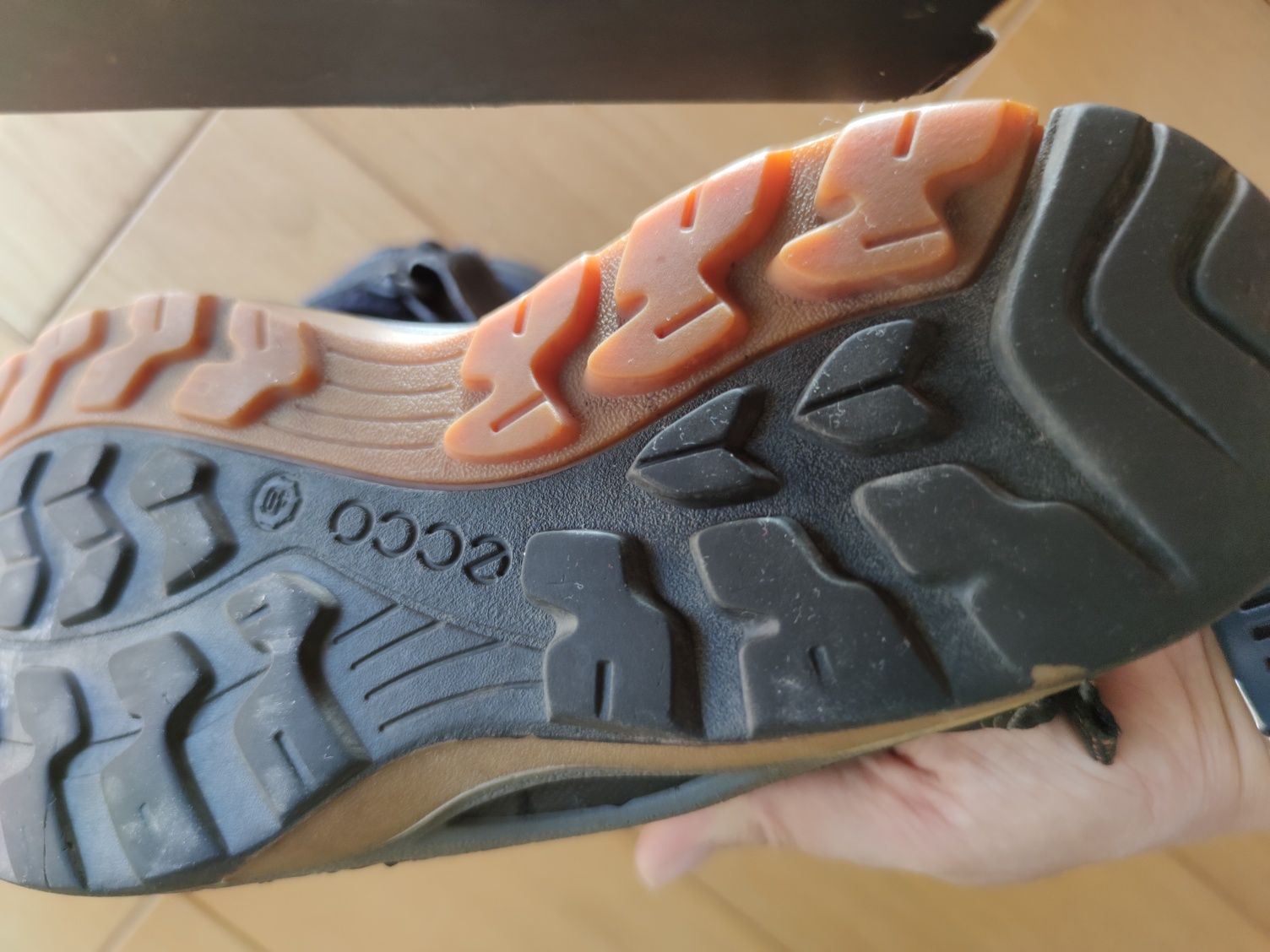 ECCO biom delta men męskie sandały czarne - buty outdoorowe