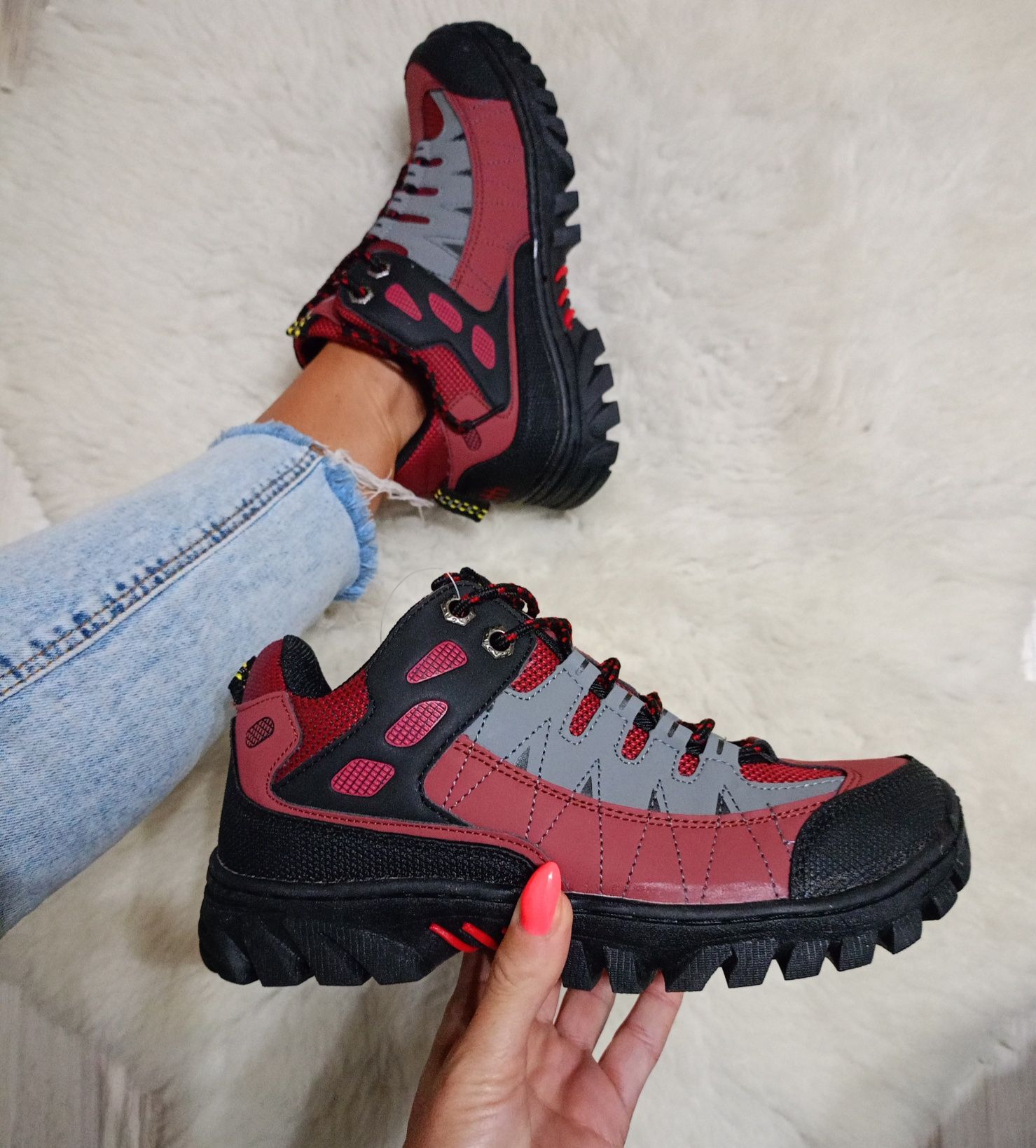 Nowe buty trekkingowe trapery damskie rozmiar 36 turystyczne