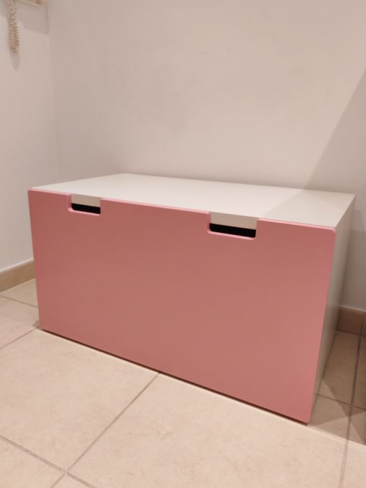 Gavetão IKEA STUVA rosa e branco