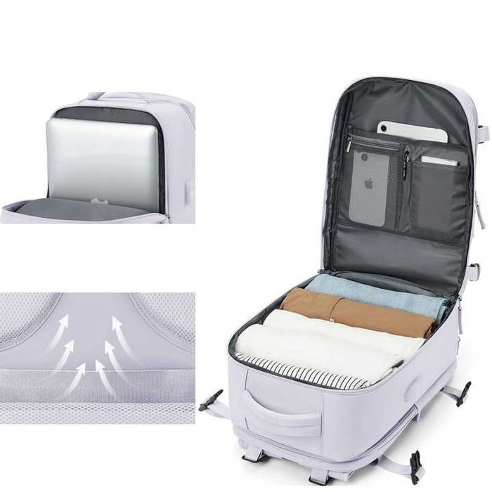 Plecak Bagaż Podręczny do Samolotu 40x20x25 Wizzair Rayanair Kabinowy