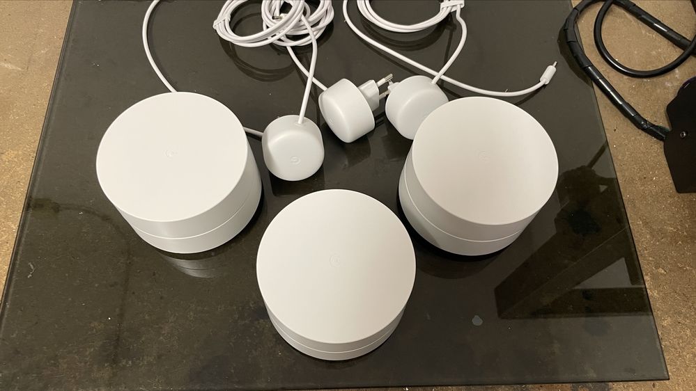 Kit triplo Wifi Mesh AC da marca Google