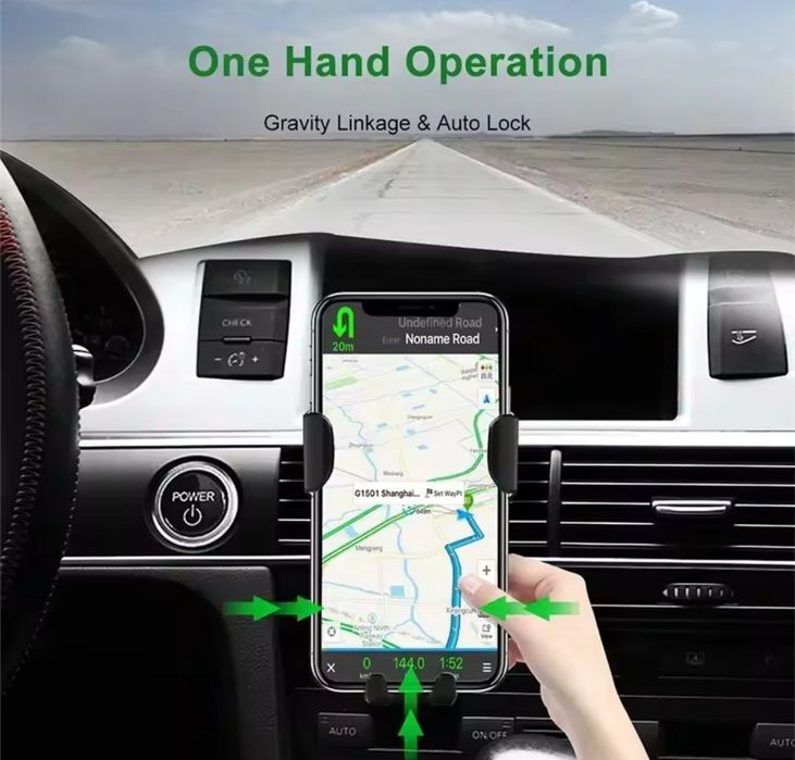 Тримач для телефону з безпровідною зарядкою