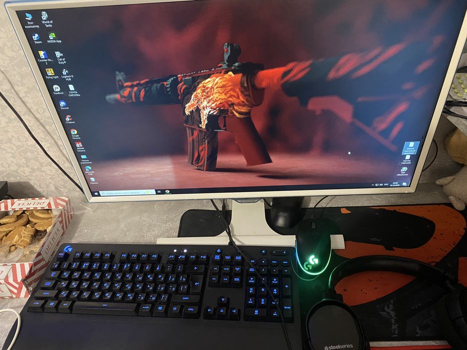 Продам Игровой ПК полный комплект  ryzen 5 5500 GTX 1070 8gb