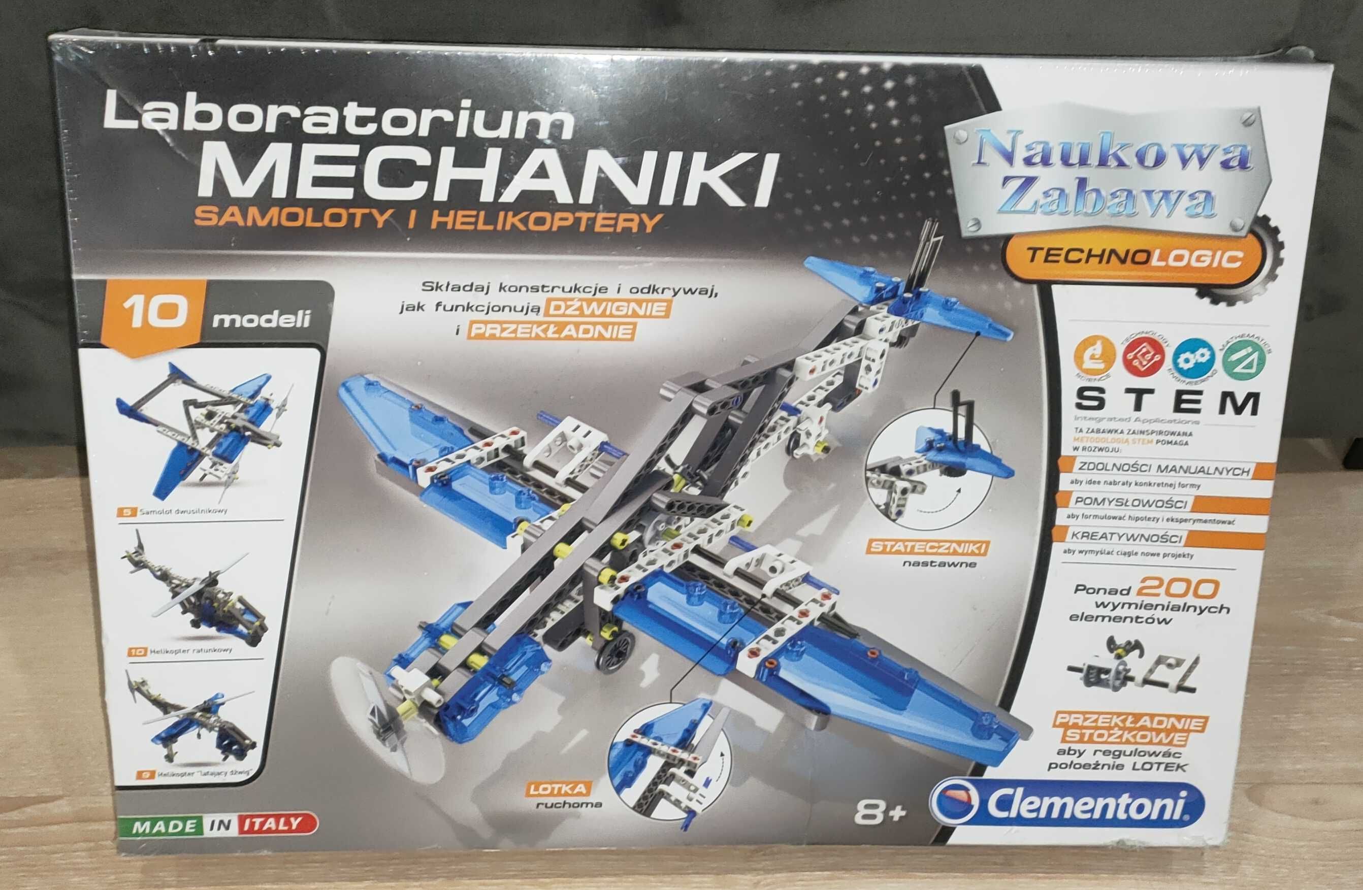 Laboratorium mechaniki. Samoloty i helikoptery. Clementoni