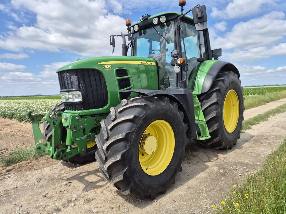 John Deere 7530 Autopower Podłokietnik Pneumatyka  GPS