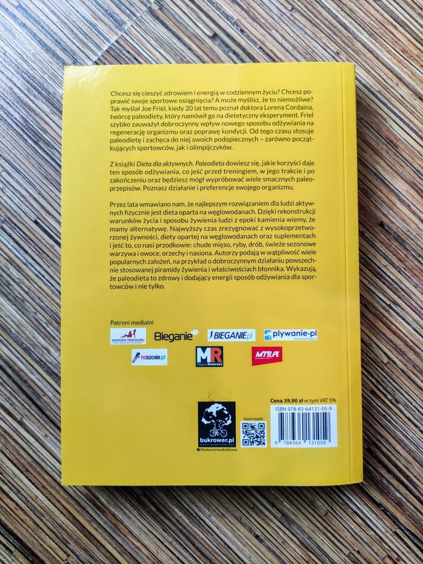 Loren Cordain, Joe Friel - Dieta dla aktywnych. Paleodieta. NOWA! :-)