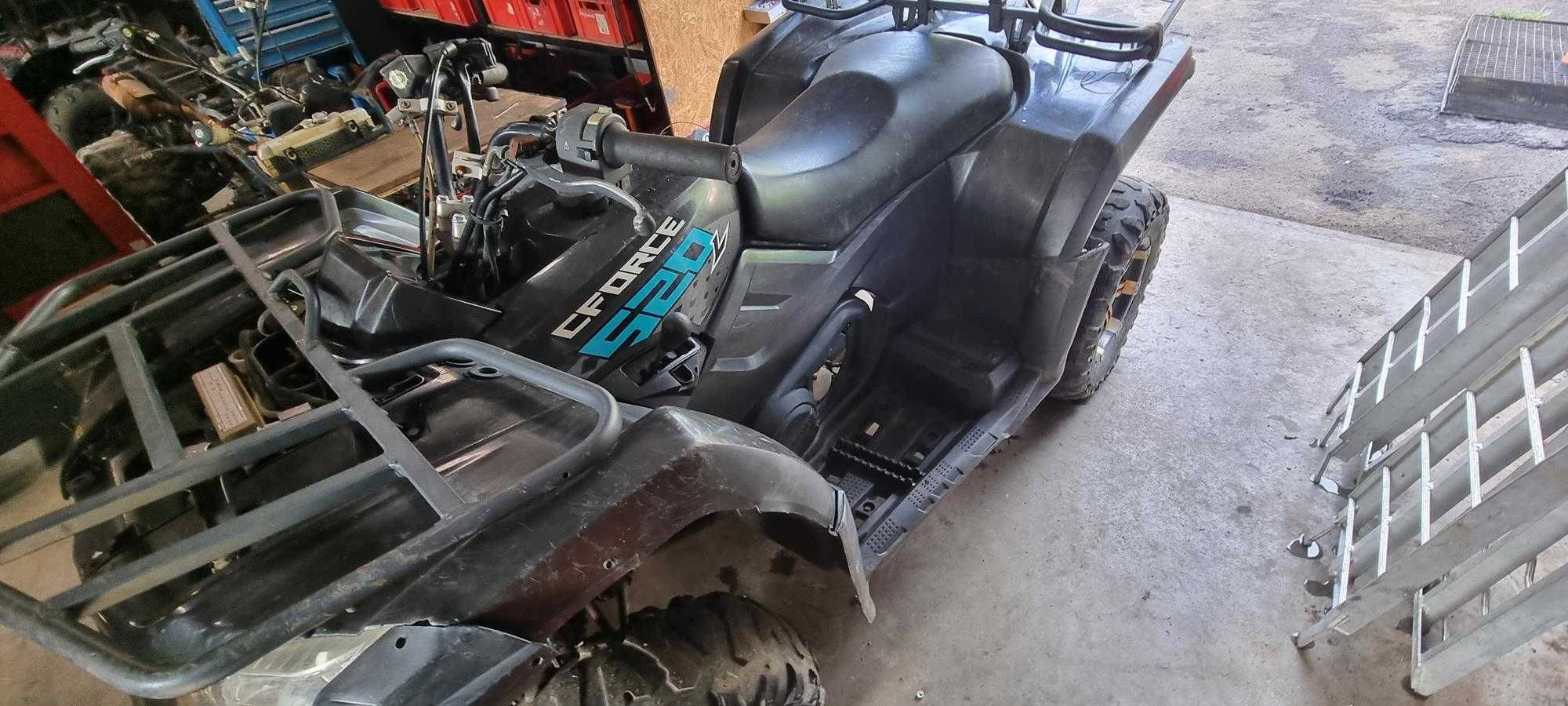 Rama z Dokumentami CF Moto 520L Long 450 500 Części Serwis Silnik Wał