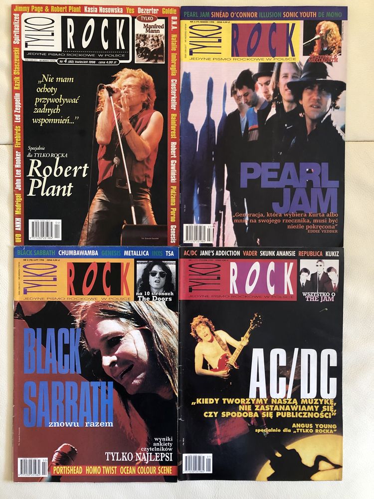 Tylko rock cały rocznik 1998