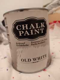 NOWA- Farba kredowa biała 0,75 l- Renowacja mebli/ Chalk Paint