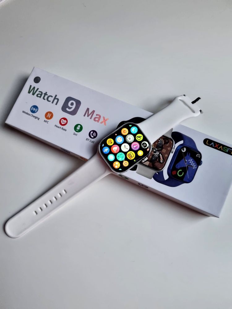 Smartwatch 9 max bialy