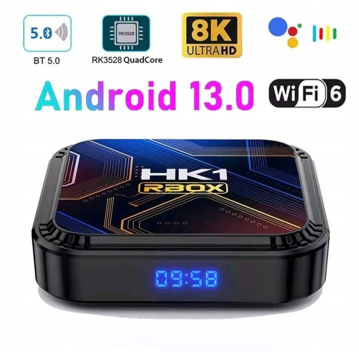 Smart Box TV 8K 4K ANDROID 13 WIFI 6 BLUETOOTH 5.0 2+16G