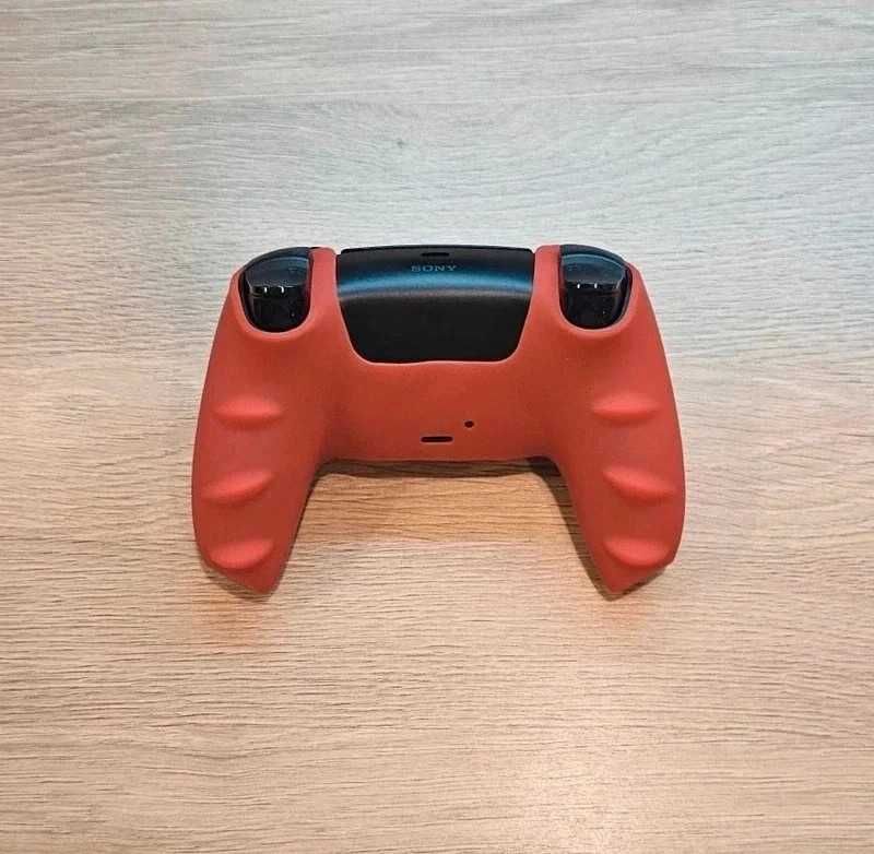 Silikonowy etui antypoślizgowe kontroler pad Playstation Spiderman Red