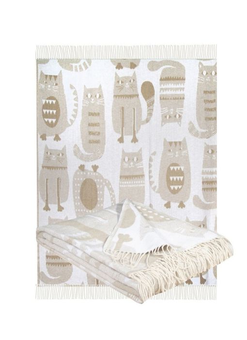 Плед 100% бавовняний "Милі Котики" 140*200см