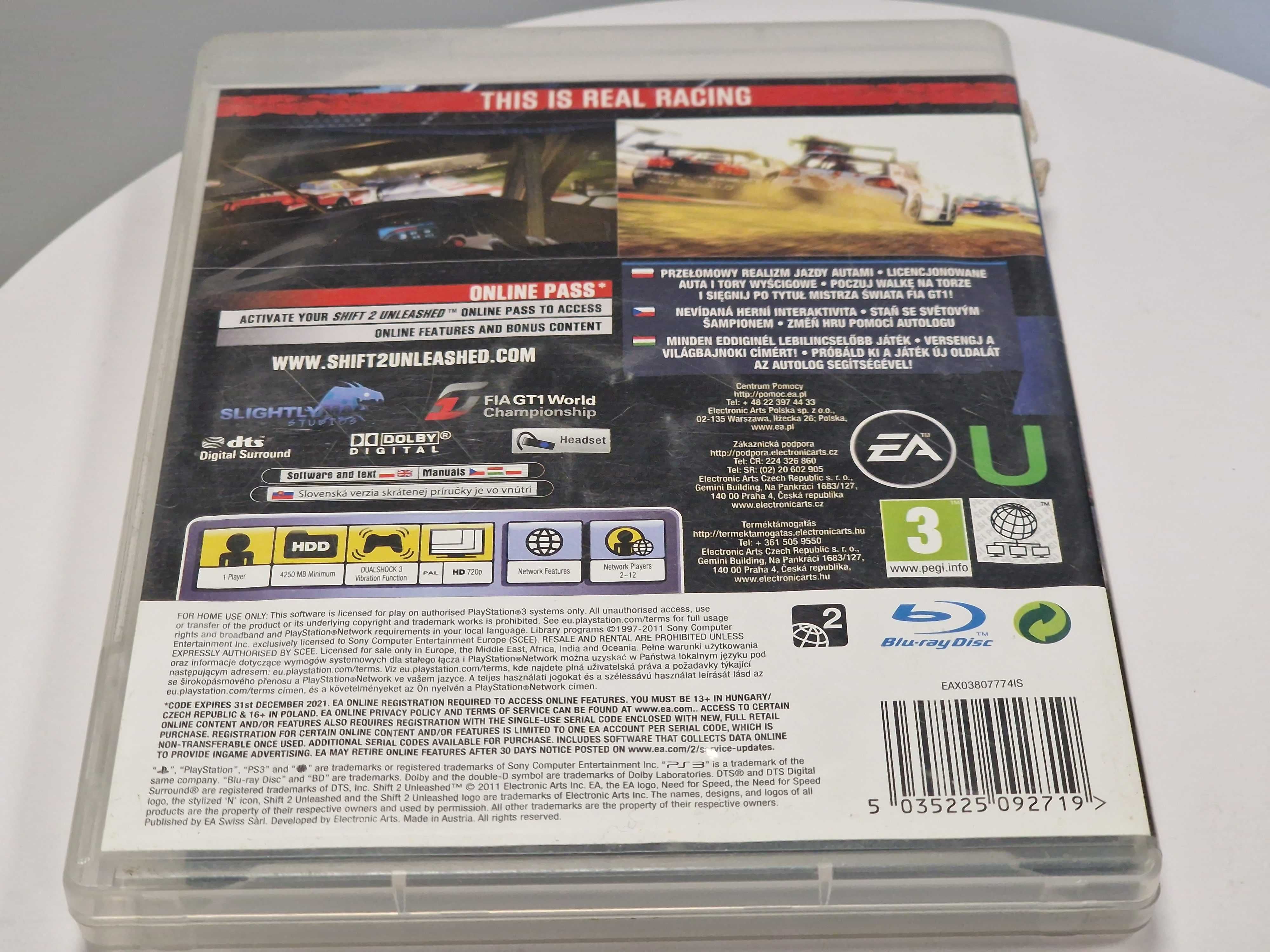 Need For Speed Shift 2 PS3 Unleashed Sklep Zamiana