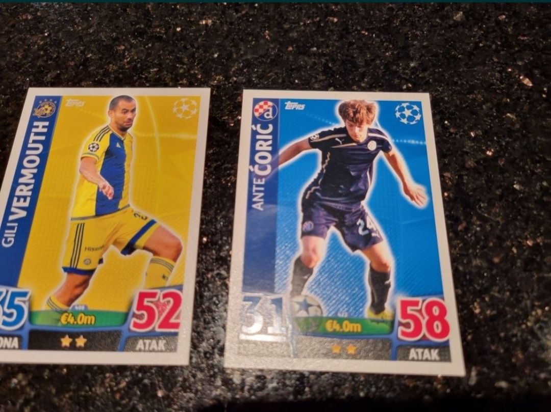 2szt NOWE Karty UEFA Champions League TOPPS Match Vermouth Ćorić
- 408