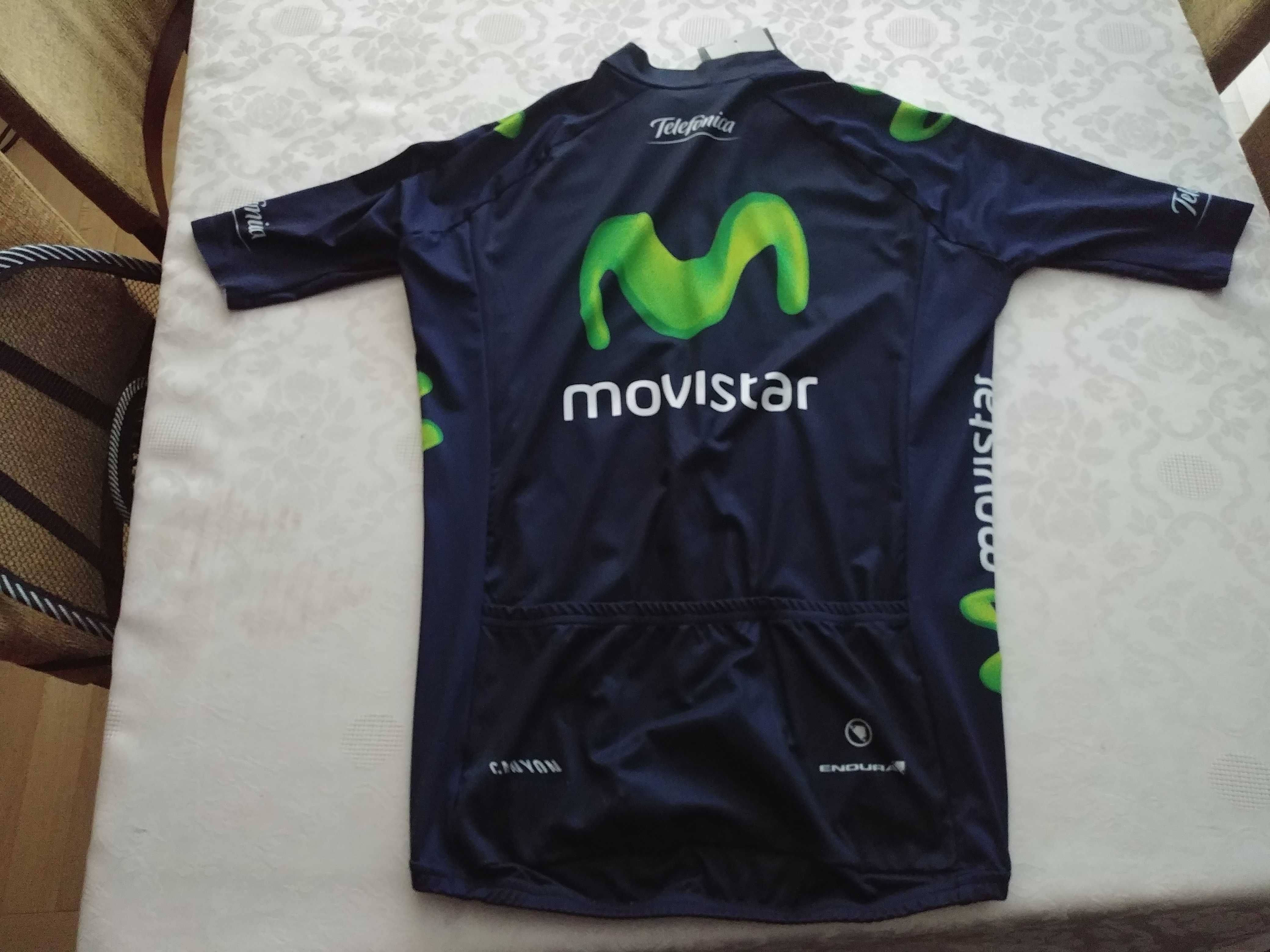 NOWA koszulka kolarska ENDURA Movistar Rozm. XL