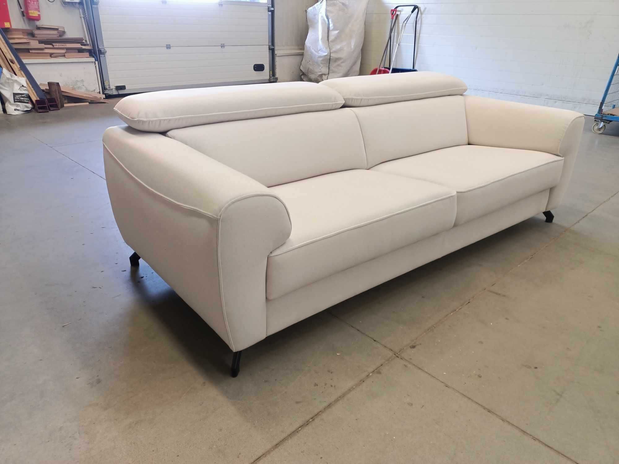 Sofa Compass | kremowa | z funkcją spania | przeciwodkszatłcanie | #ŁM