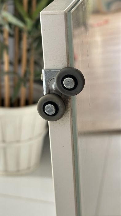 Drzwi przesuwne szkło mleczne+płyta do szafy