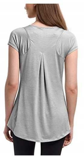 T-shirt damski serek/dekolt V dekolt Special Magic r. L