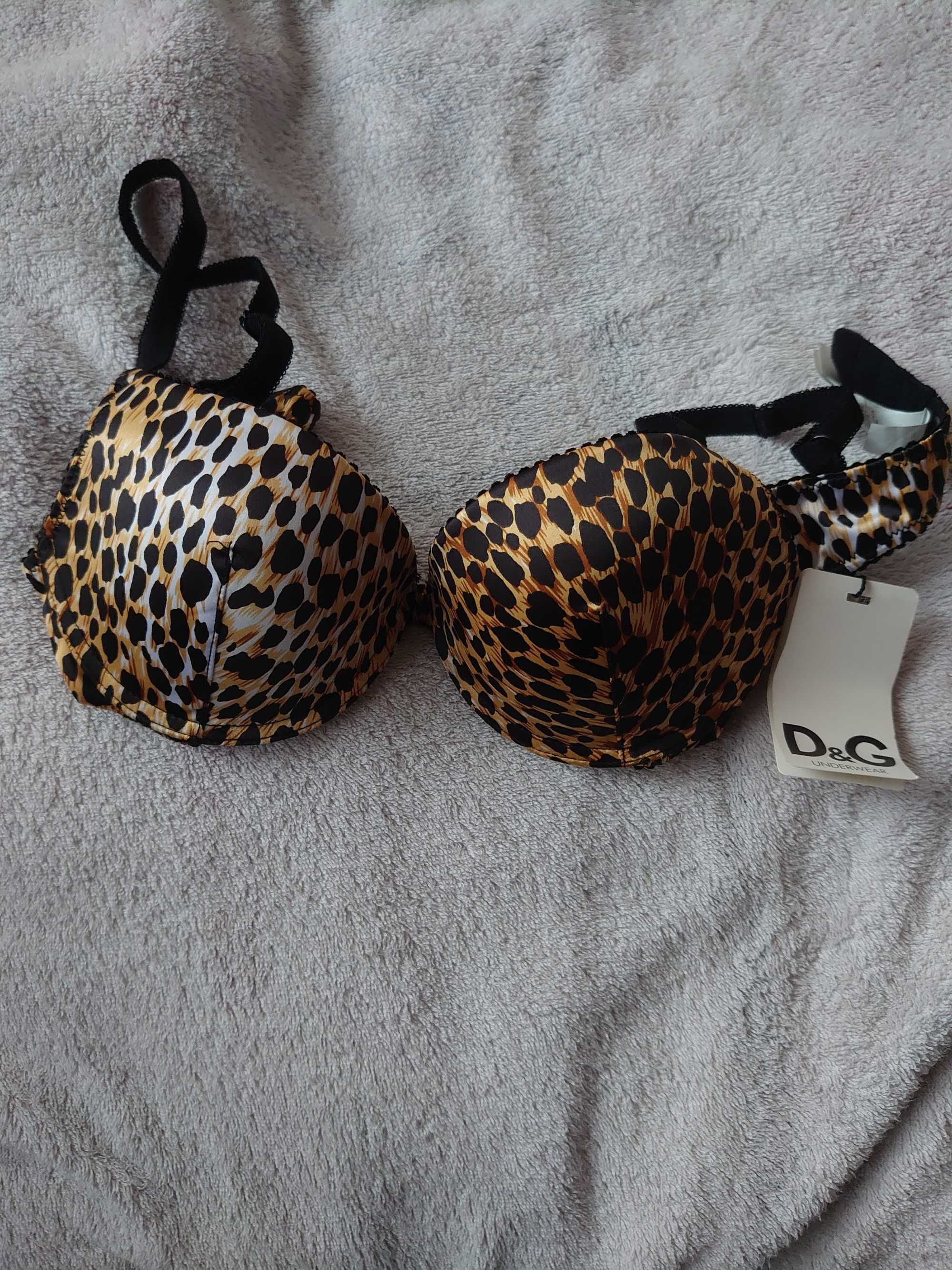Biustonosz  D&G zwierzęcy print