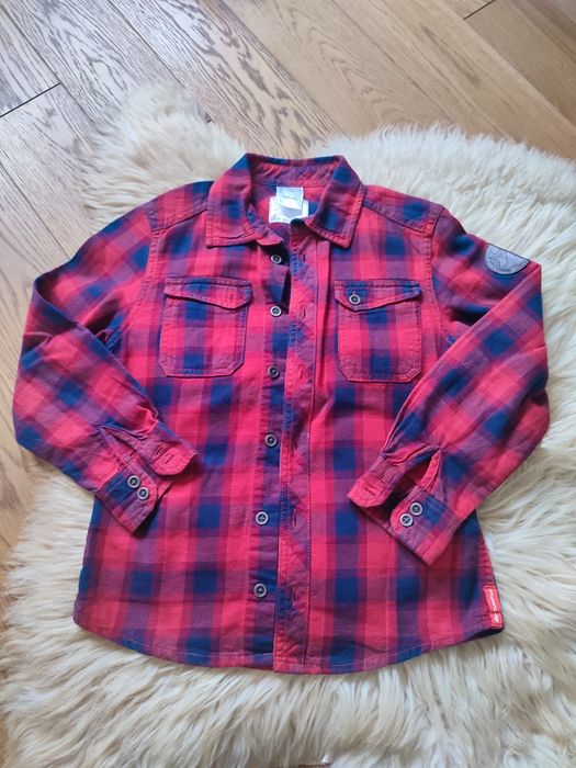 Flanelowa koszula w kratę Quechua rozm. 122