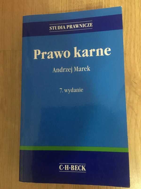 studia prawnicze prawo karne andrzej marek 7 wydanie