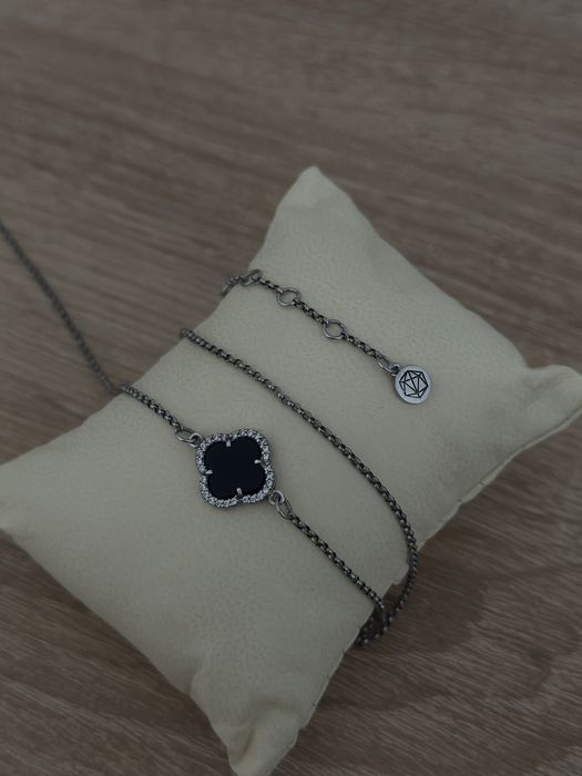 гарна підвіска срібна клевер квіточка