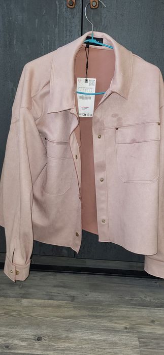 Замшевий жакет Zara, розмір Л