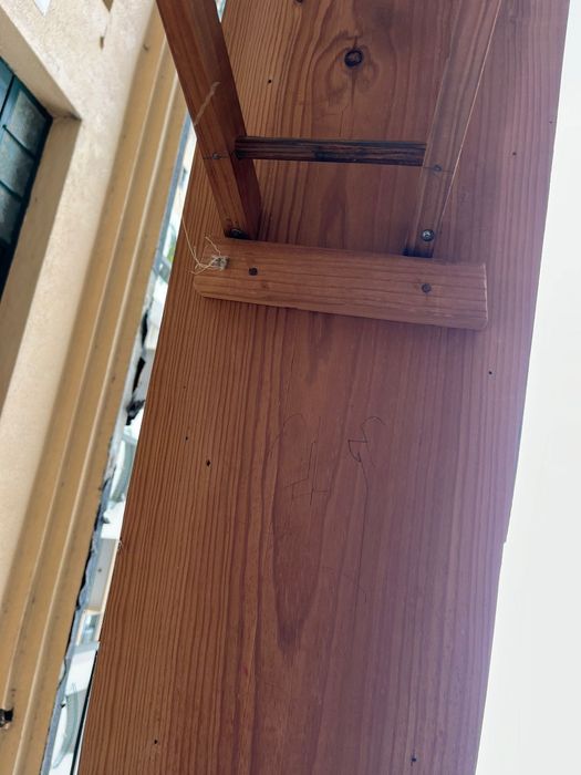 Tábua de #engomar em madeira #vintage