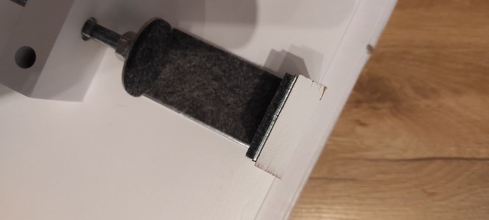 BedShelfie. Drewniana półka na łóżko. Kolor biały. Nowa