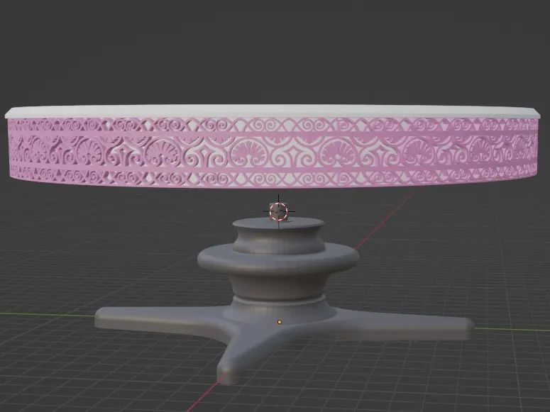 Prato Giratório Vintage (com rolamento 608z)